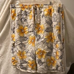 MENS SZ L SAND N SUN BUILT IN LINER BATHING TRUNKS